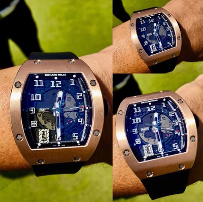 理查德米勒RM005玫瑰金腕表 奢华与科技的完美融合